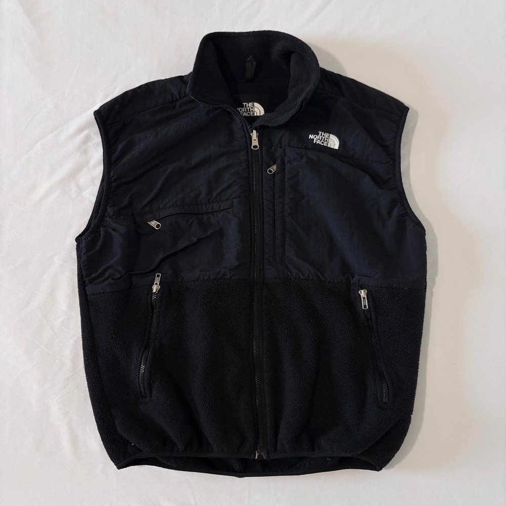 The North Face Denali Fleece Vest Men Large Black Vintage Made In USA